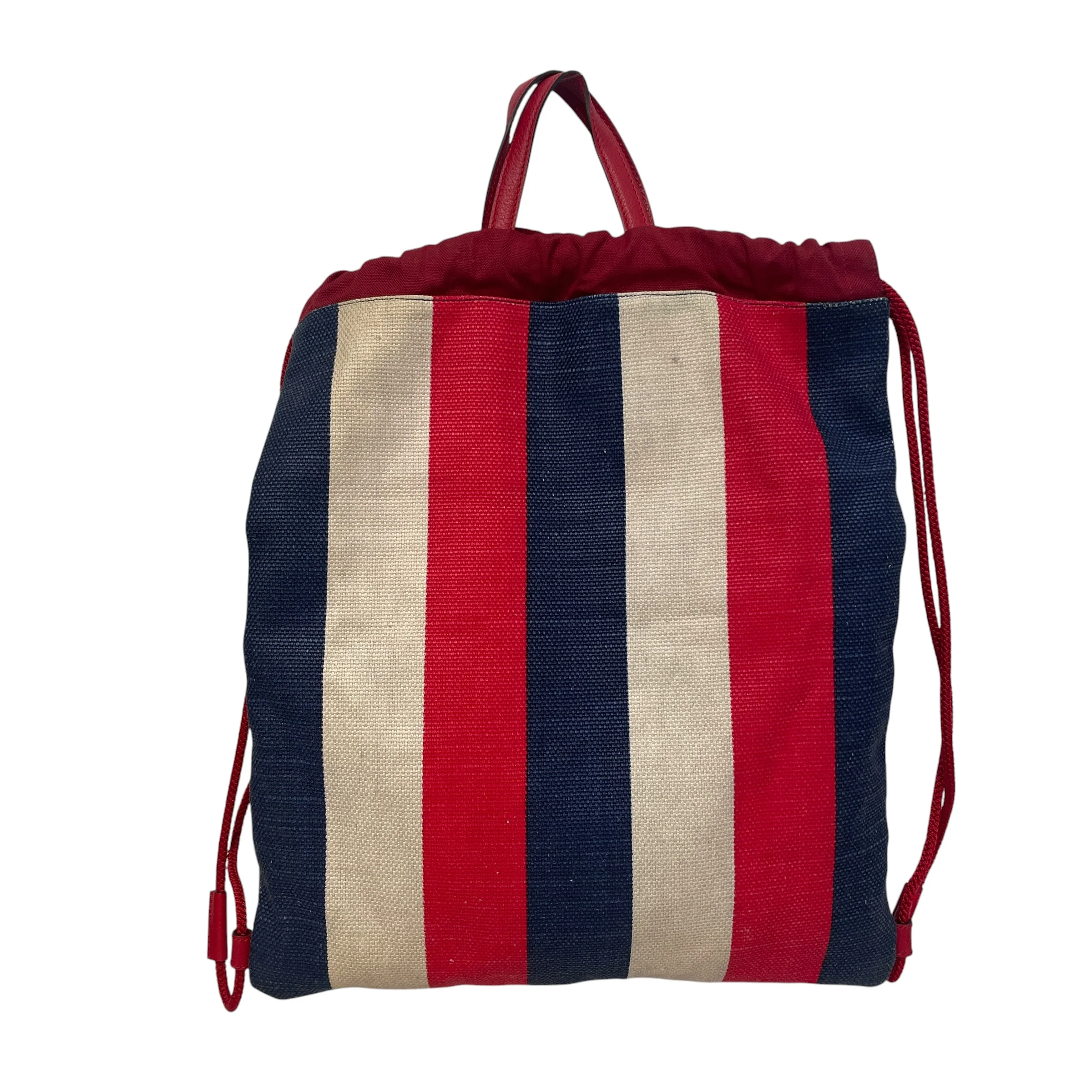 GUCCI/Backpack/Stripe/Cotton/MLT/Sylvie Drawstring