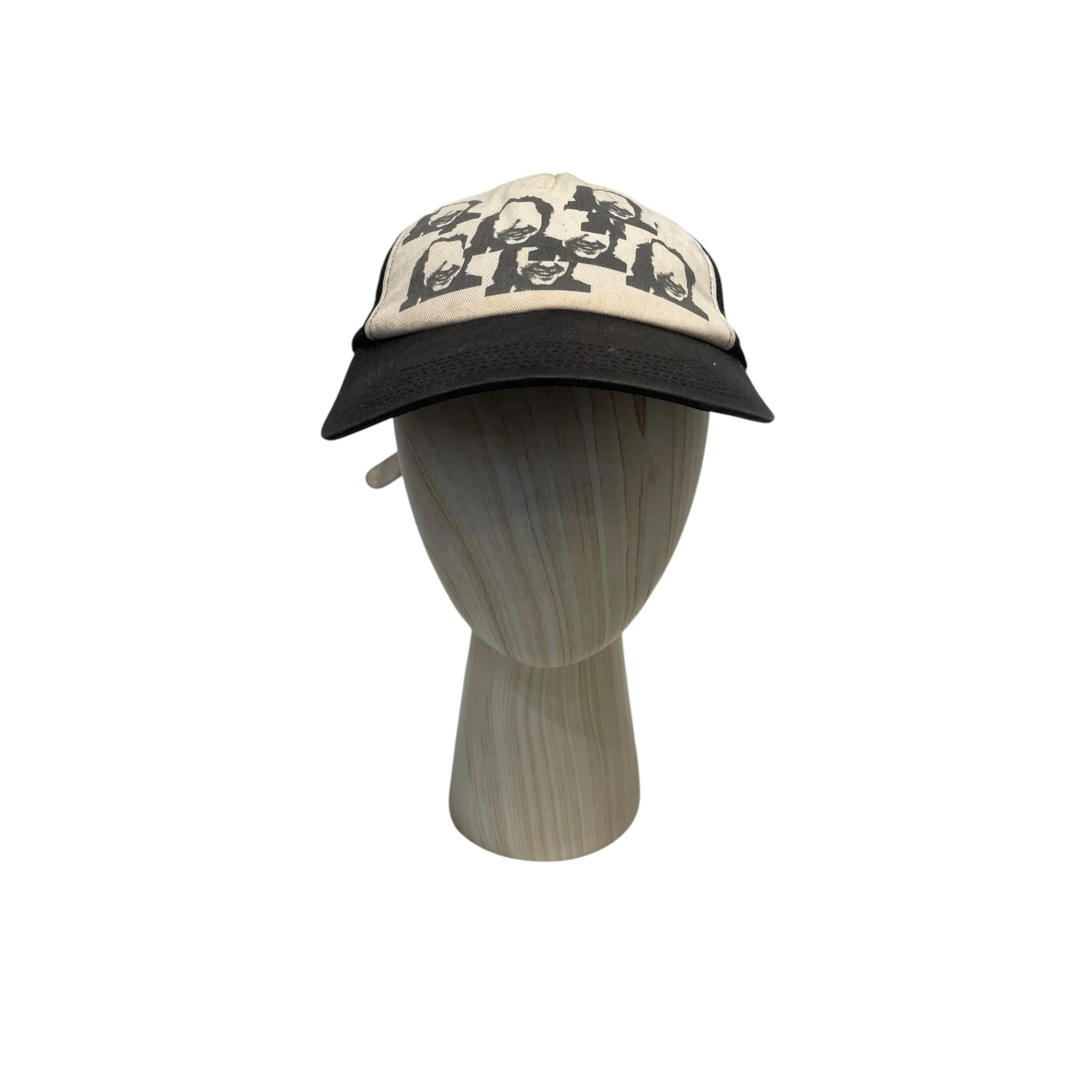UNDERCOVER/Cap/Nylon/WHT/SS06 CHUUUT CAP SMILE GRAPHIC