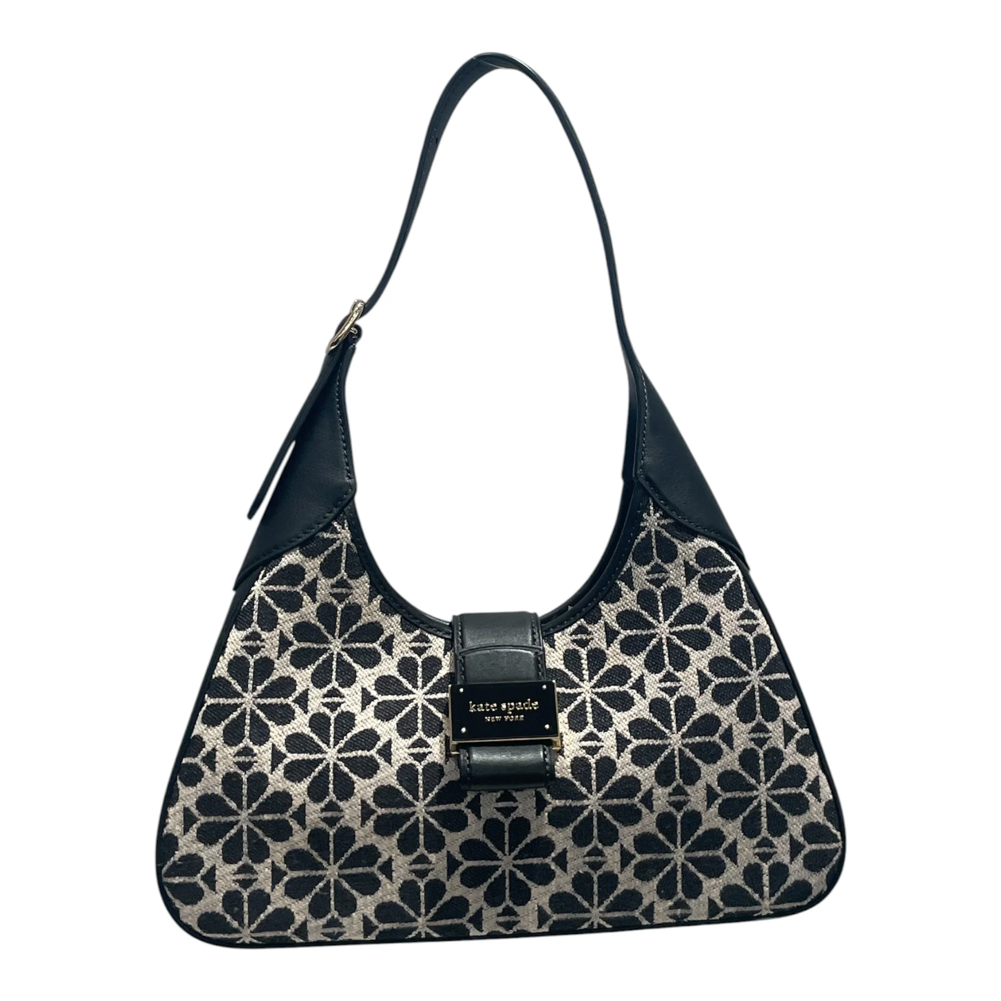 kate spade new york/Hand Bag/Floral Pattern/Cotton/BEG/flower jacquard nouveau