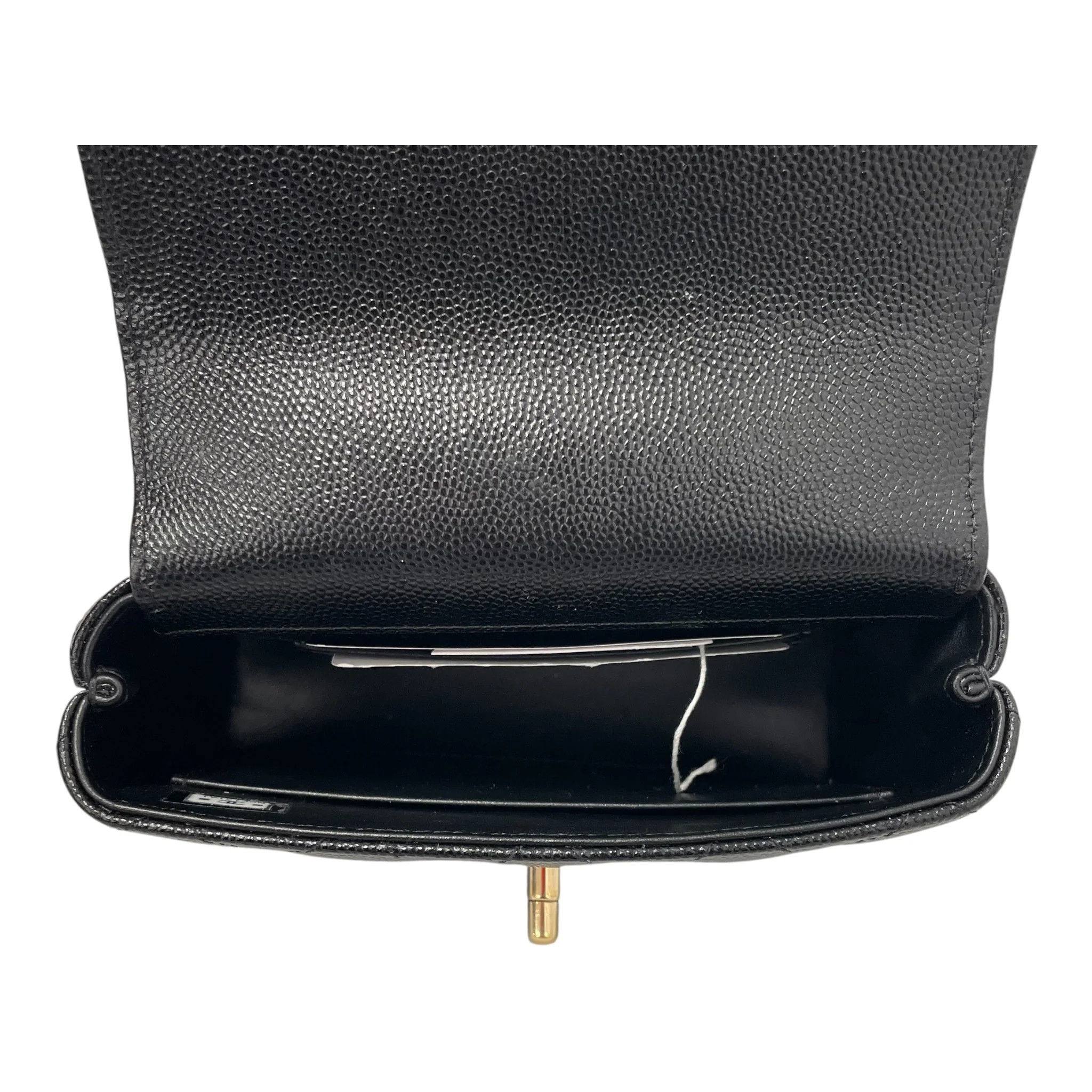 CHANEL/Cross Body Bag/Leatherl/BLK/N0E131A1