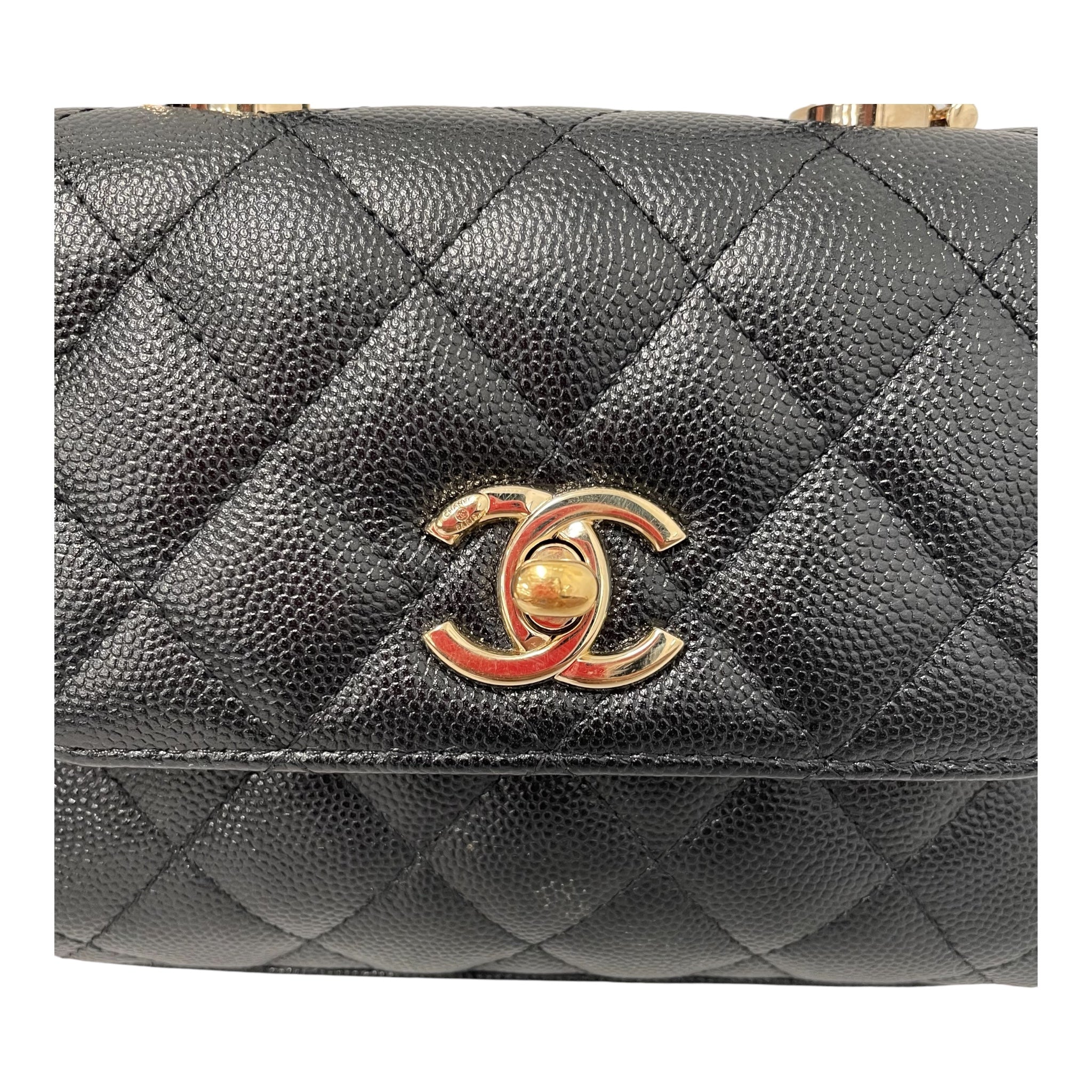 CHANEL/Cross Body Bag/Leatherl/BLK/N0E131A1