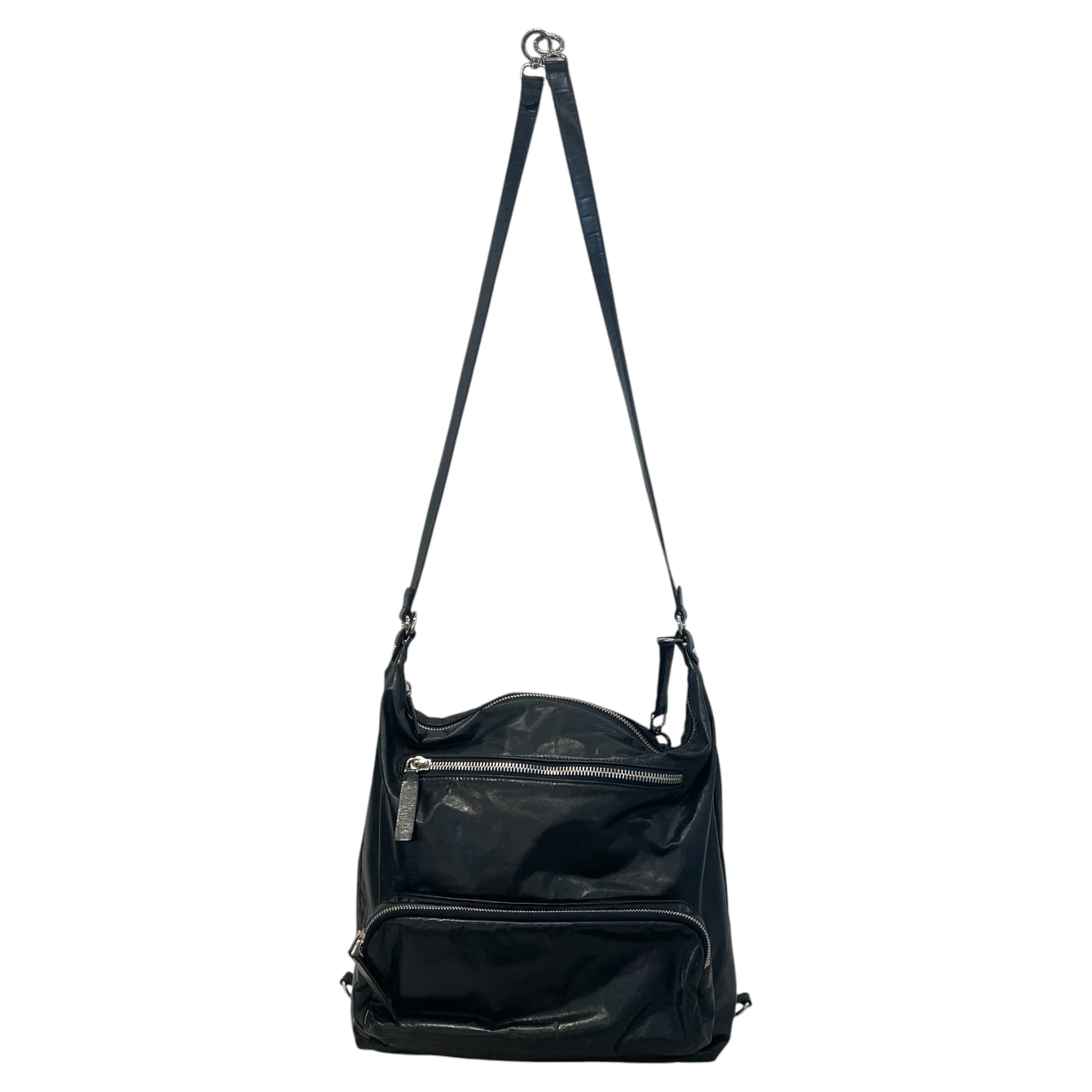MARNI/Cross Body Bag/Leather/BLK/Convertible lambskin