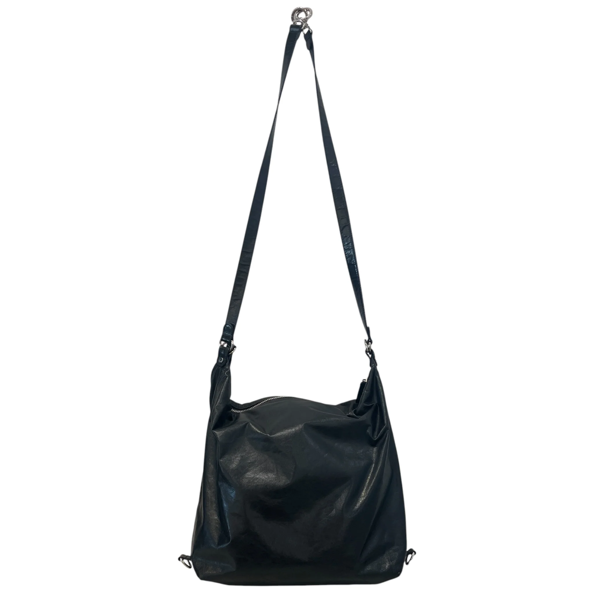 MARNI/Cross Body Bag/Leather/BLK/Convertible lambskin