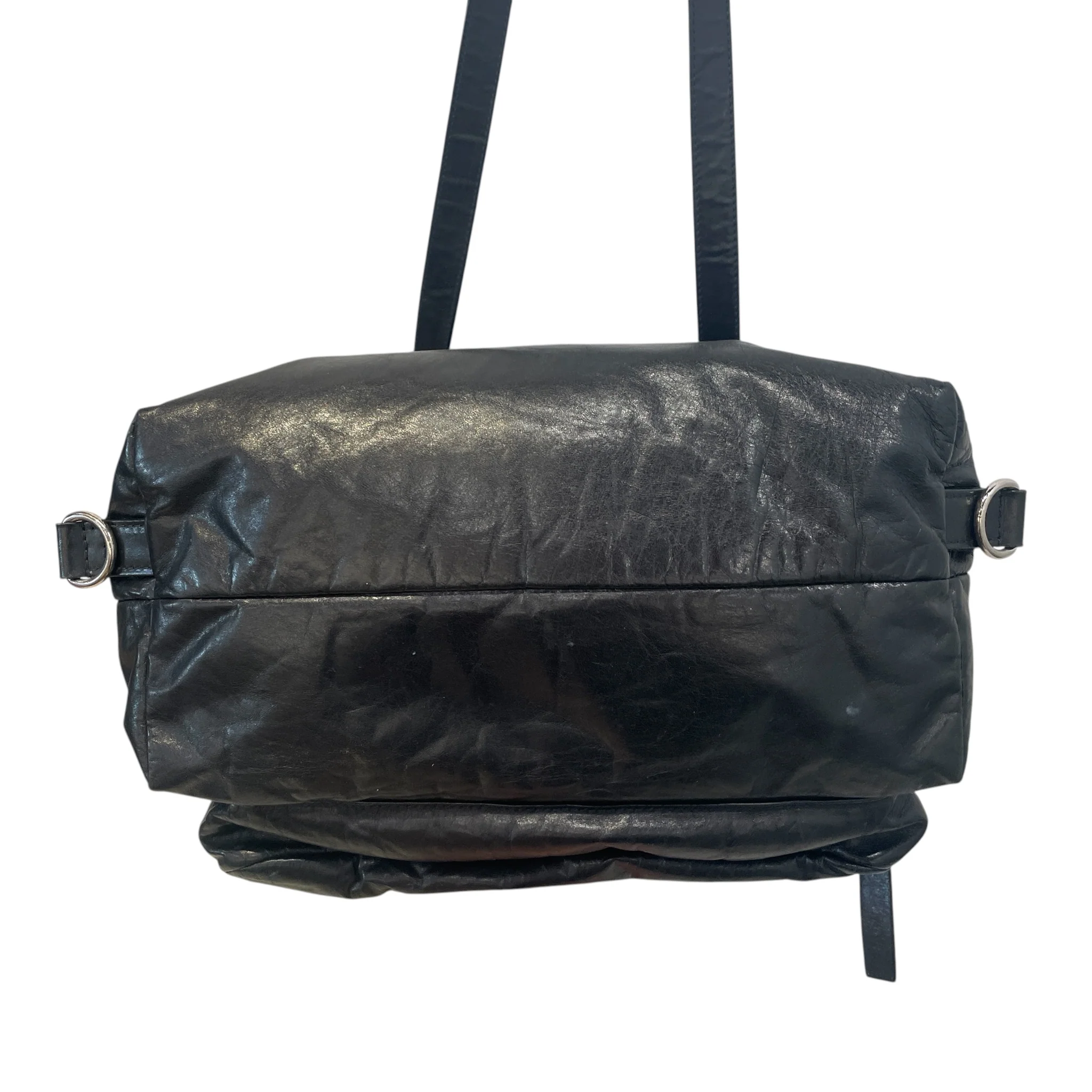MARNI/Cross Body Bag/Leather/BLK/Convertible lambskin
