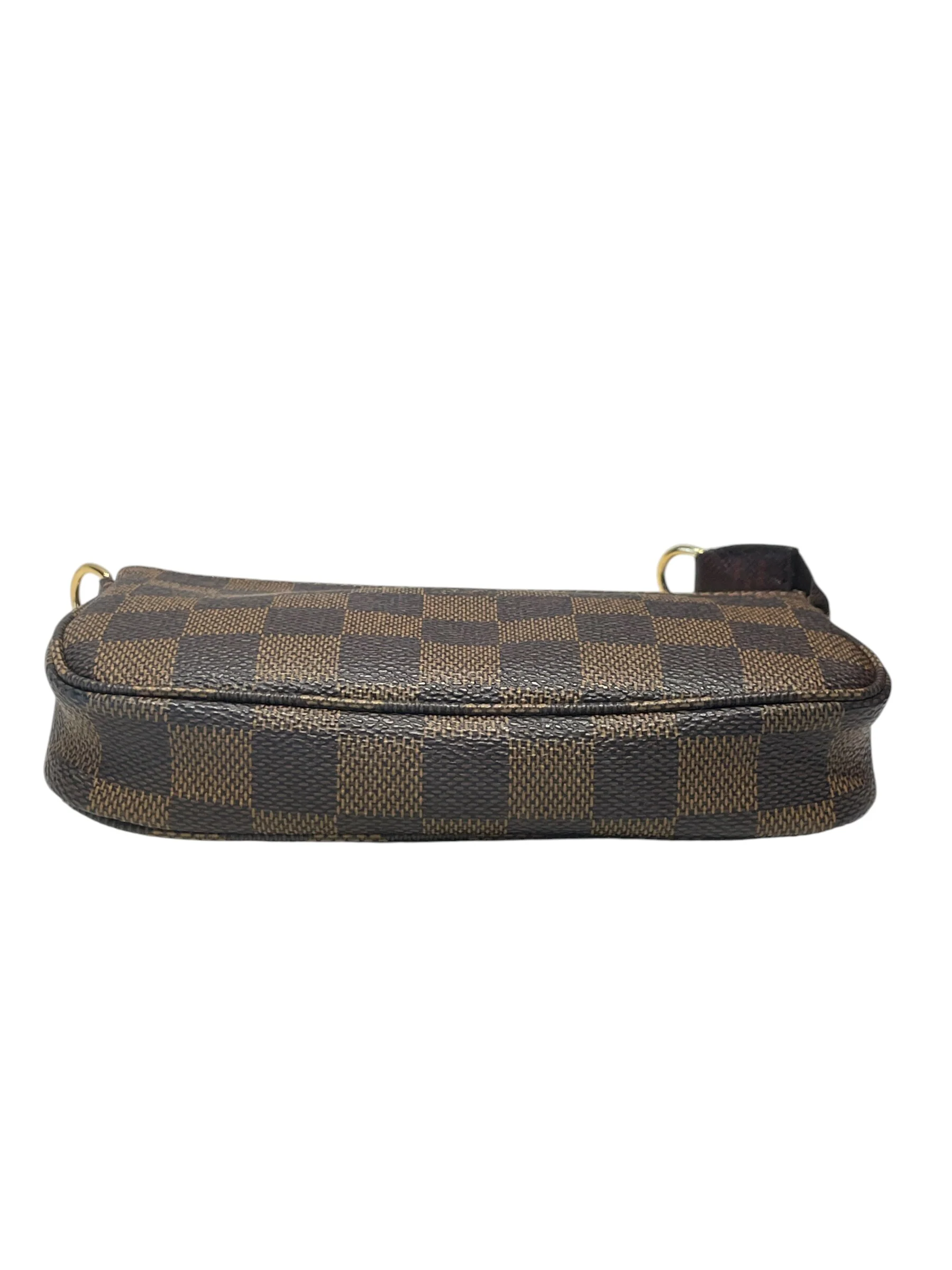 LOUIS VUITTON/Pouch/Monogram/Leather/BRW/Mini Pochette