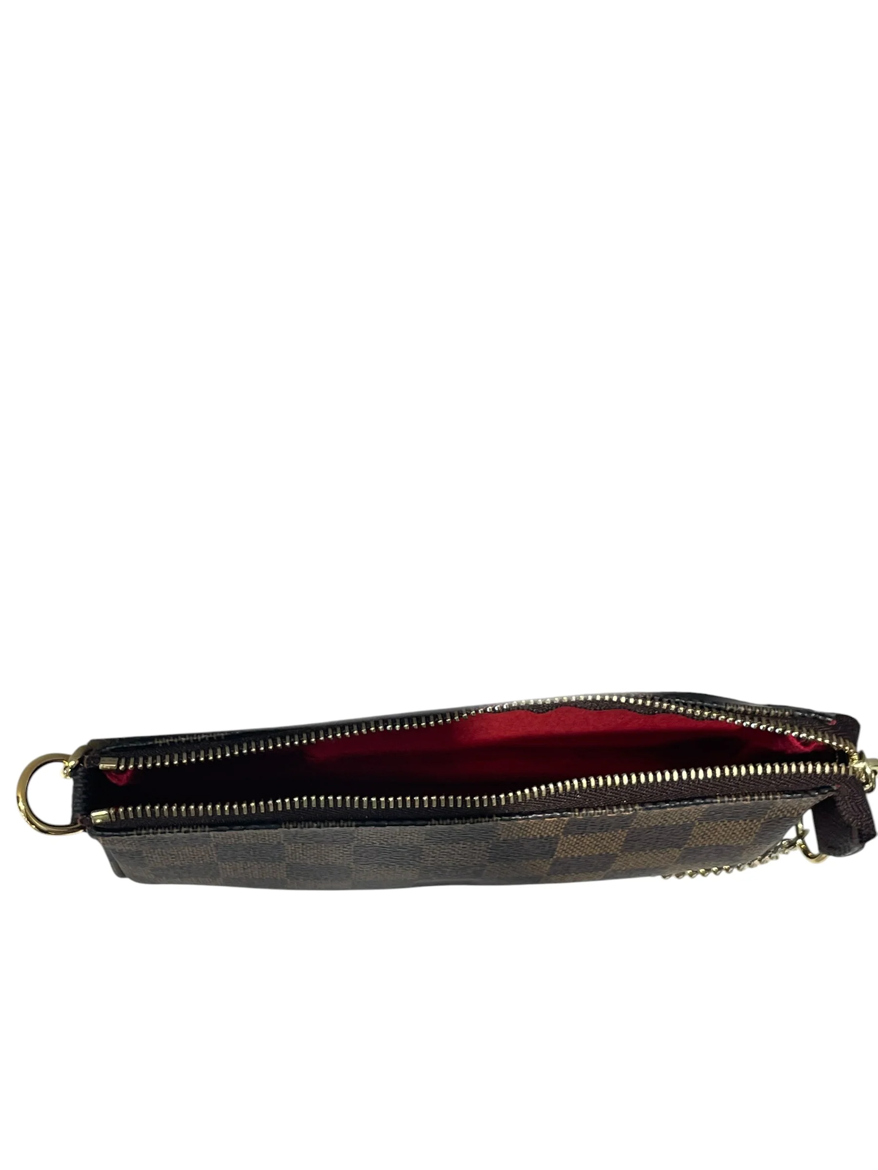 LOUIS VUITTON/Pouch/Monogram/Leather/BRW/Mini Pochette
