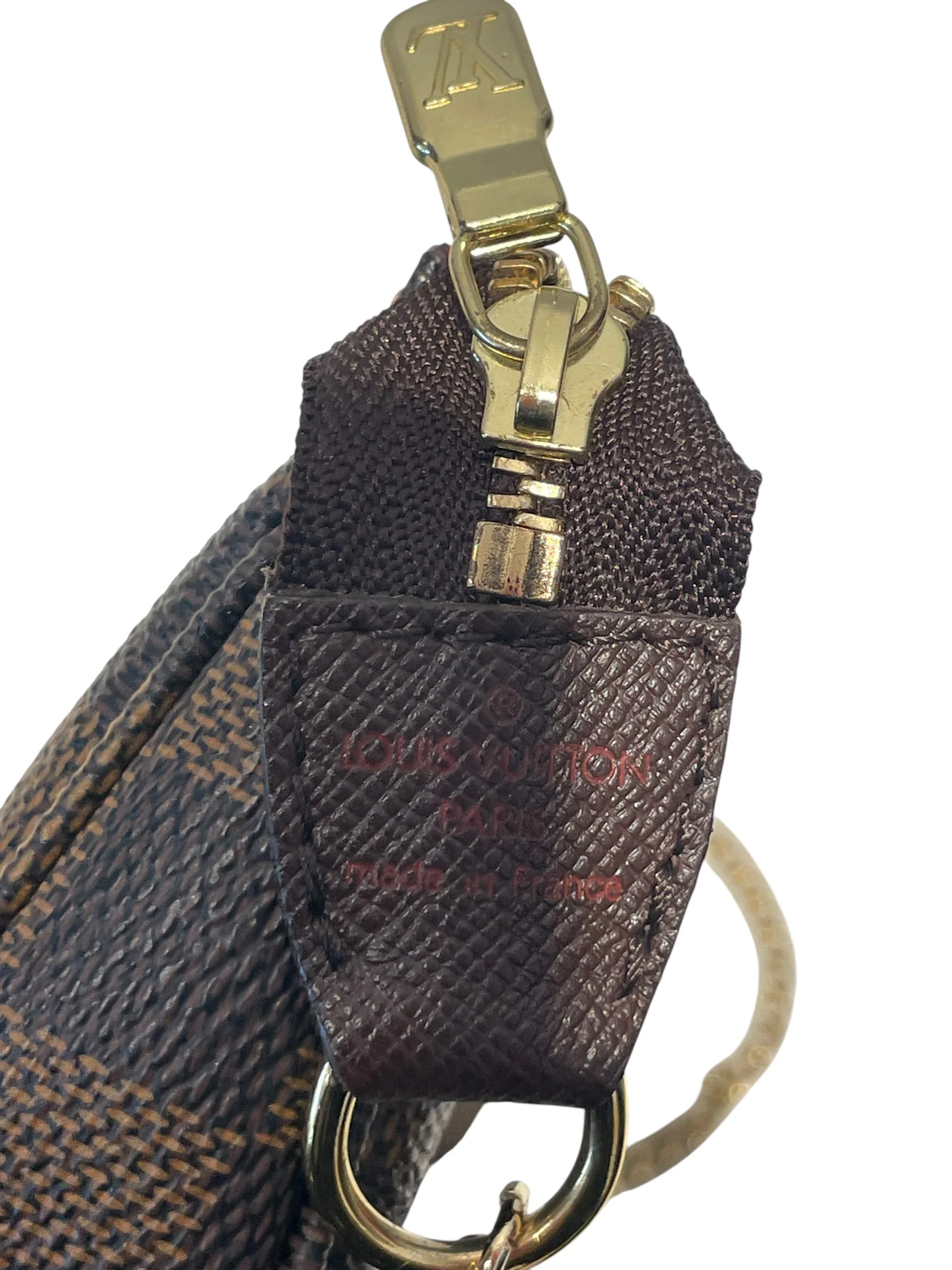 LOUIS VUITTON/Pouch/Monogram/Leather/BRW/Mini Pochette