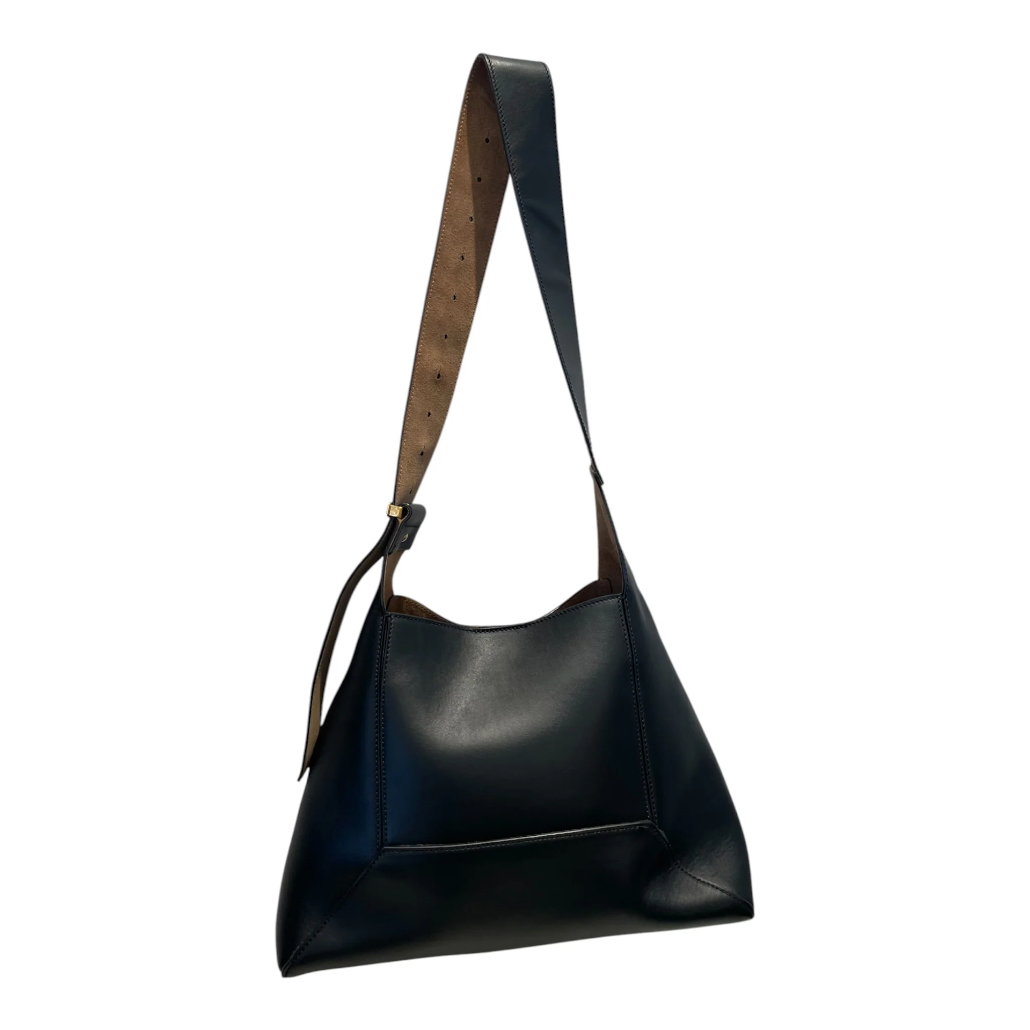 JIMMY CHOO/Tote Bag/Leather/BLK/Diamond Hobo