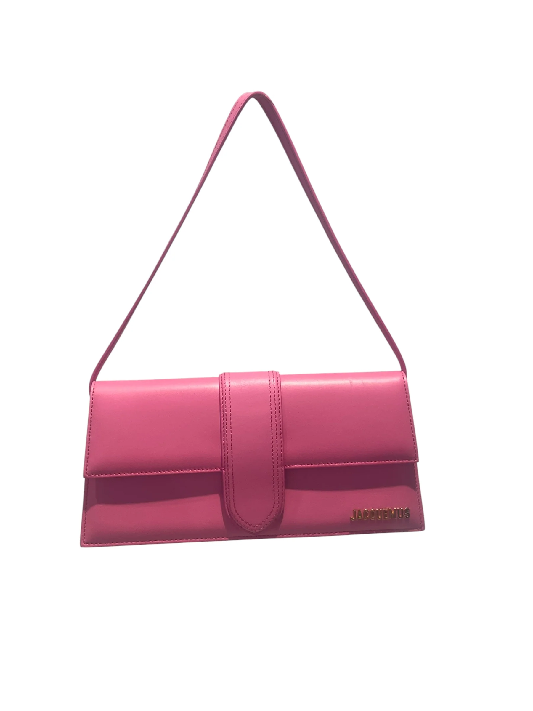 JACQUEMUS/Hand Bag/Leather/PNK/Le Bambino Long Bag