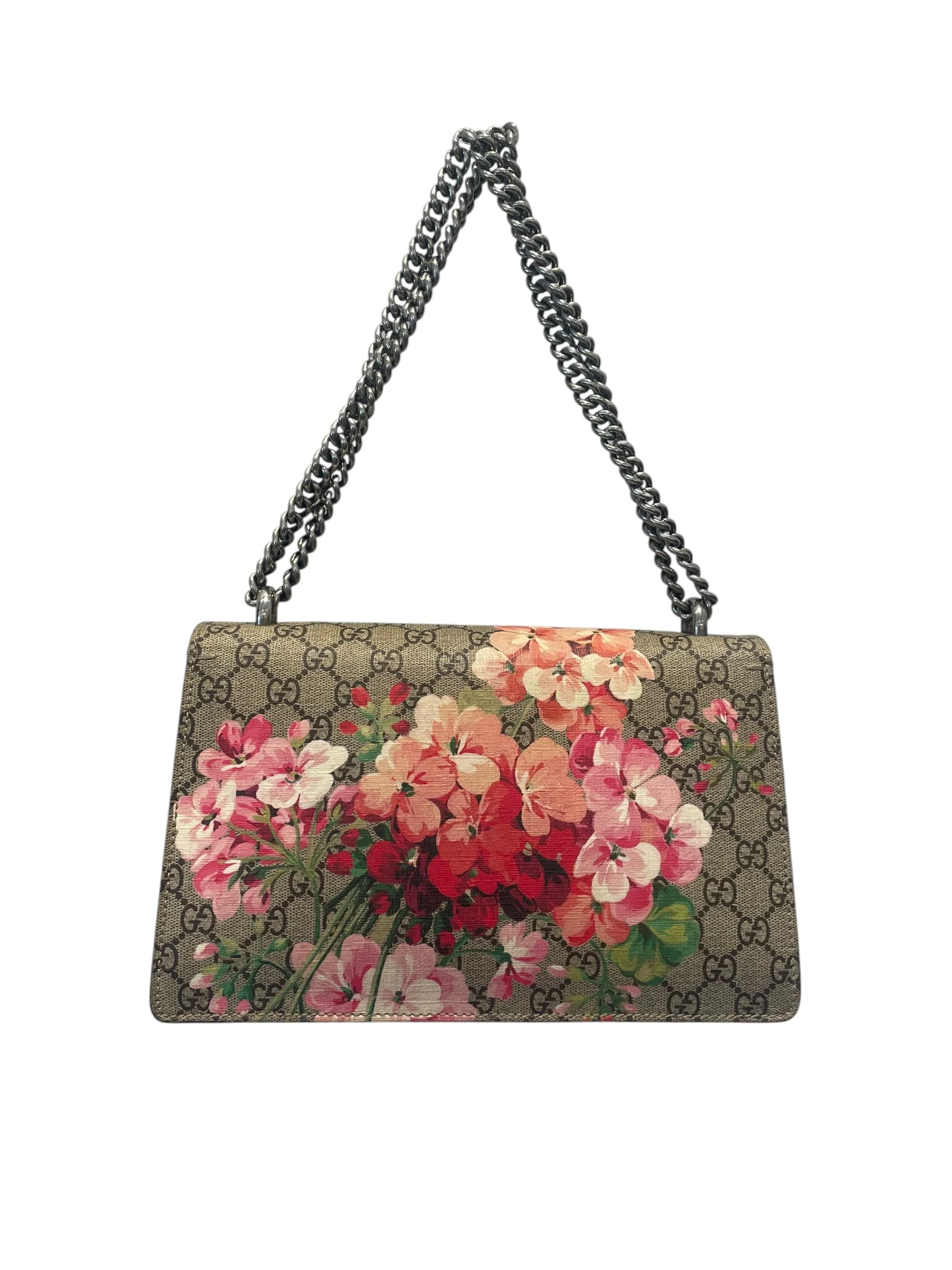 GUCCI/Cross Body Bag/Monogram/KHK/Blooms Dionysus