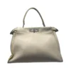FENDI/Bag/Leather/GRY/Peekaboo Bag