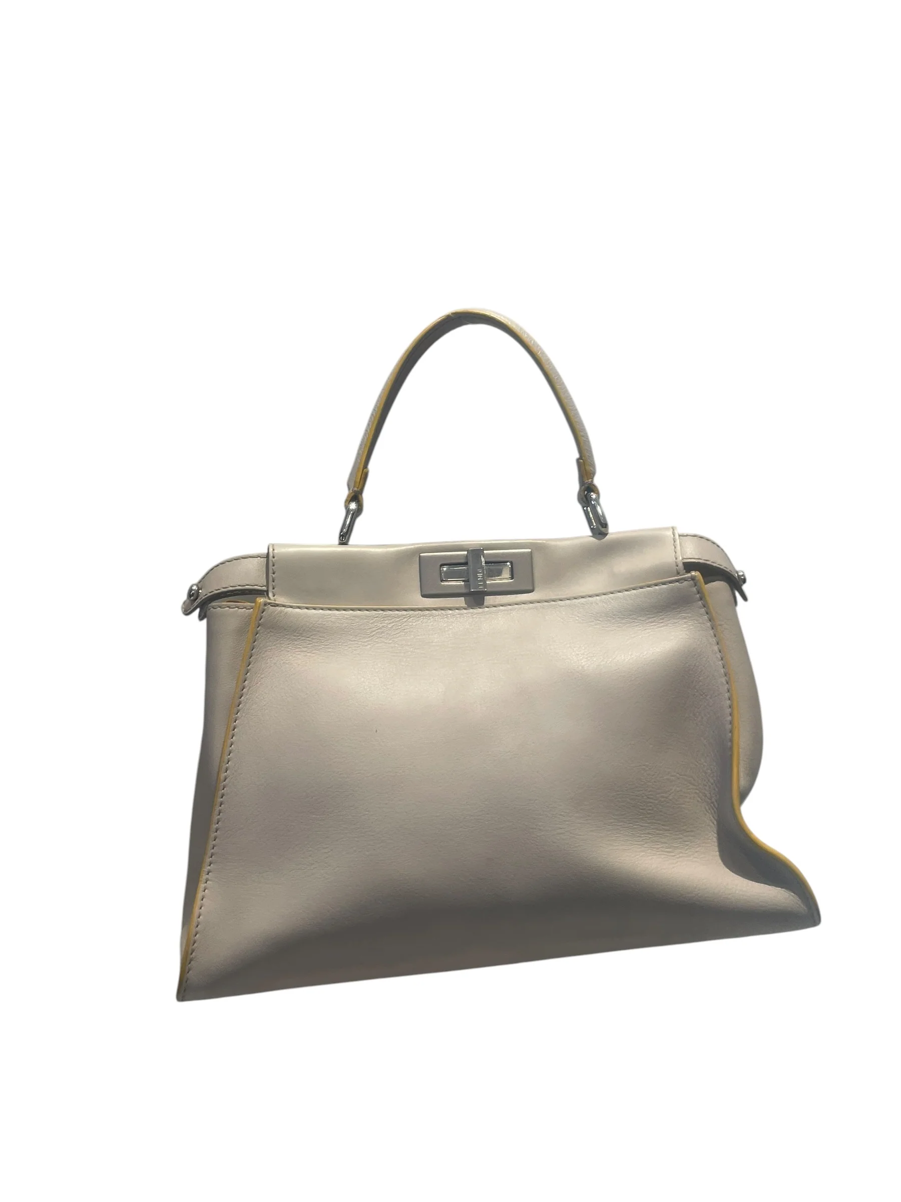 FENDI/Bag/Leather/GRY/Peekaboo Bag