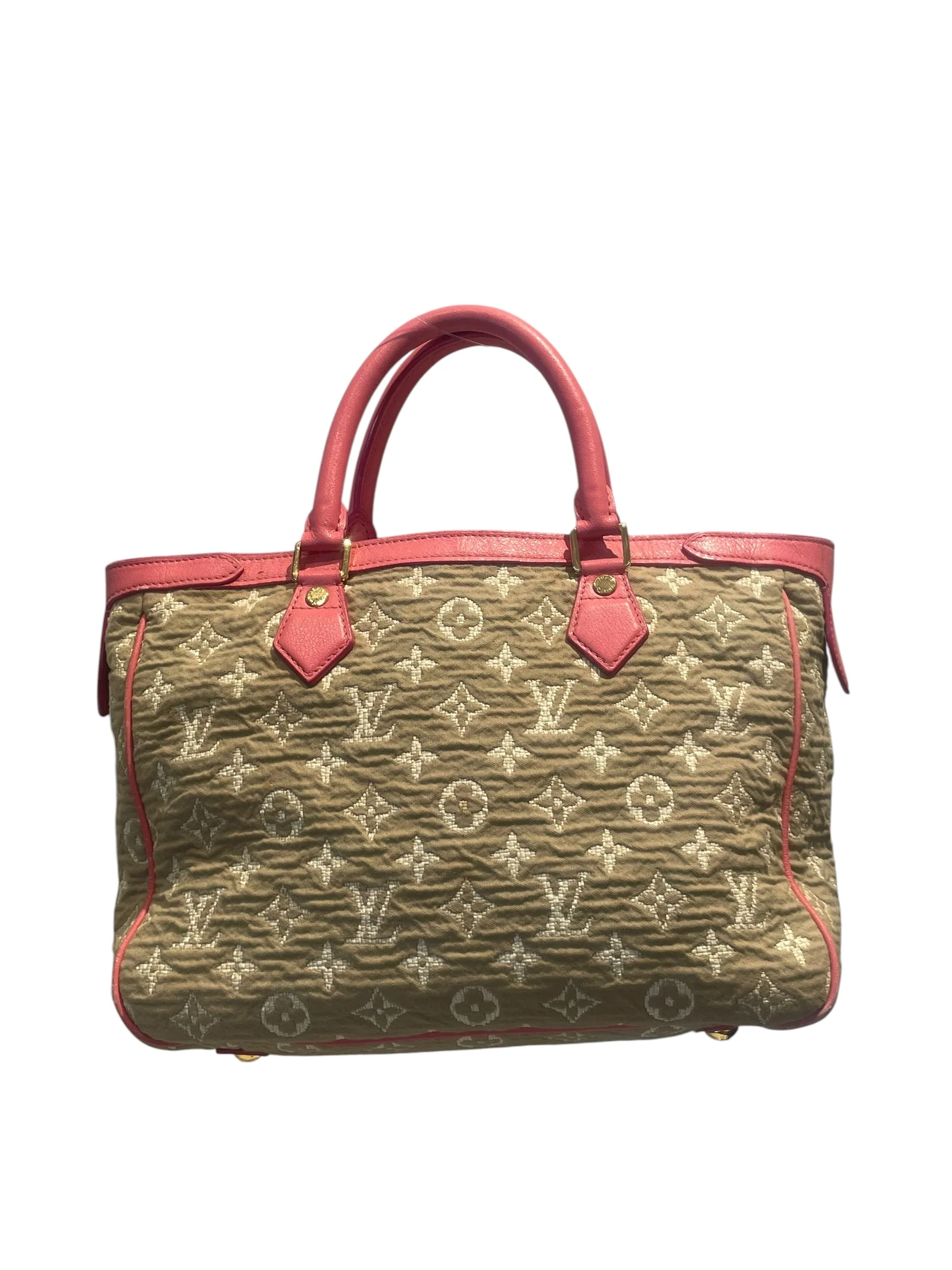 LOUIS VUITTON/Bag/Monogram/Cotton/BRW/Sabble Cabas Bag