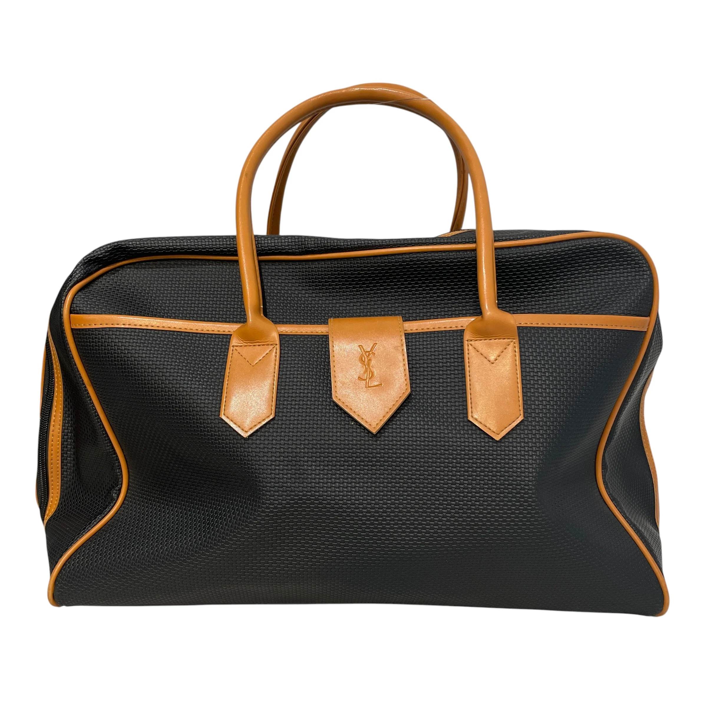 YVES SAINT LAURENT/Bag/Leather/BLK/Cassandra boston bag