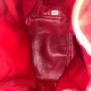 CHANEL/Cross Body Bag/Leather/RED/QUILTED CAVIAR BUCKET BAG